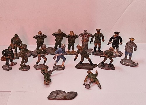 Vintage lead army soldiers lot - vintage,